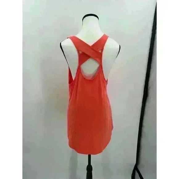 Athleta Women's Athletic Yogini Strappy Orange Tank Top Size M - Picture 3 of 5